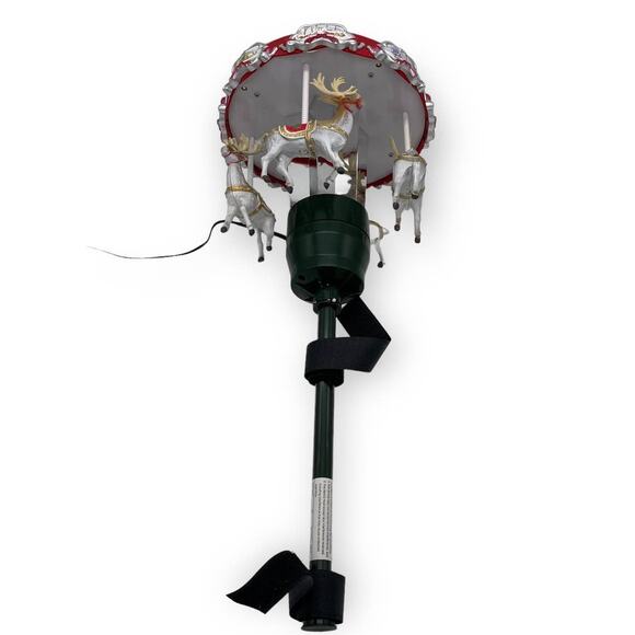 Mr. Christmas Animated Tree Topper-Carousel Christmas Decoration - Picture 5 of 12